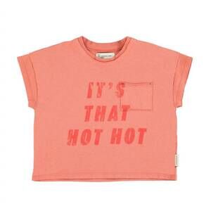 NEW PIUPIUCHICK hot hot print tee in terracotta